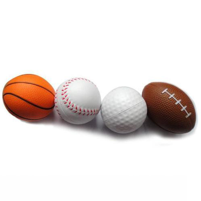 As crianças coloridas macias brincam a bola da espuma de poliuretano de 6.0cm