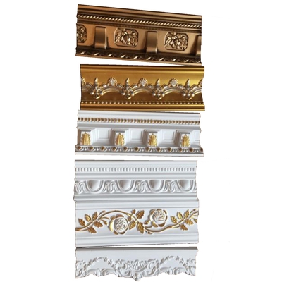 As cornijas decorativas tornam produtos moldados poliuretano