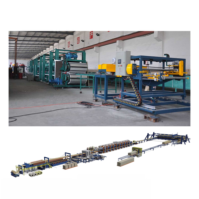 Linha de produção descontínua do painel de sanduíche do plutônio 120kW