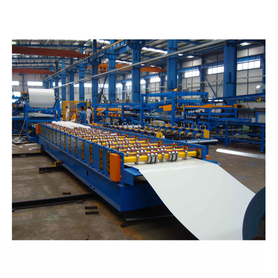 Linha de produção contínua do painel de sanduíche do plutônio da sala fria